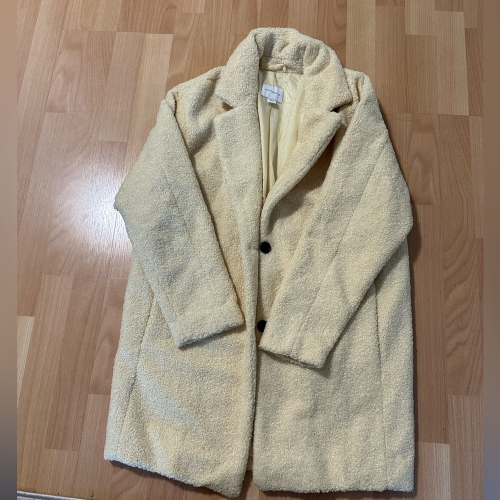 Daily Ritual Teddy Coat - Size Medium